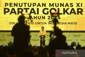 Presiden Jokowi tutup Munas Golkar 2024