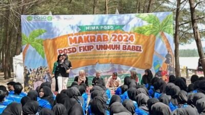 Kegiatan masa keakraban mahasiswa PGSD unmuh Babel 2024 Berlangsung seru