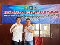 Fahrorozi–Gusti Randa Pimpin Persatuan Bulutangkis Seluruh Indonesia Bangka Selatan 2026–2030, Fokus Pembinaan Usia Dini