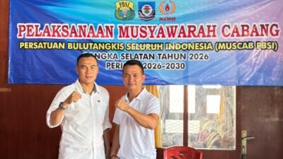 Fahrorozi–Gusti Randa Pimpin Persatuan Bulutangkis Seluruh Indonesia Bangka Selatan 2026–2030, Fokus Pembinaan Usia Dini