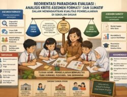 REORIENTASI PARADIGMA EVALUASI : ANALISIS KRITIS ASESMEN FORMATIF DAN SUMATIF DALAM MENINGKATKAN KUALITAS PEMBELAJARAN DI SEKOLAH DASAR