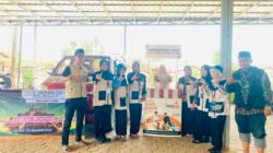 Lazismu Bangka Belitung dan Mahasiswa KKN IAIN SAS Babel Gelar Program Jumat Berbagi di Masjid Al Hasanah Desa Bukit Kijang
